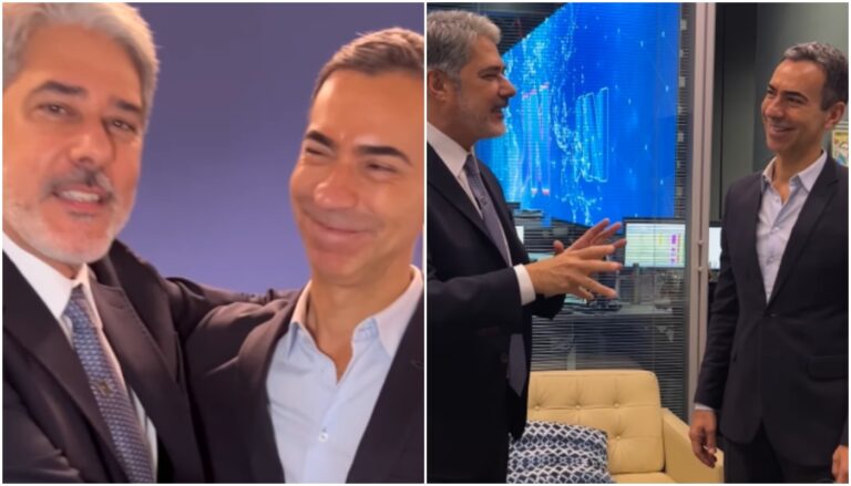 William Bonner e César Tralli