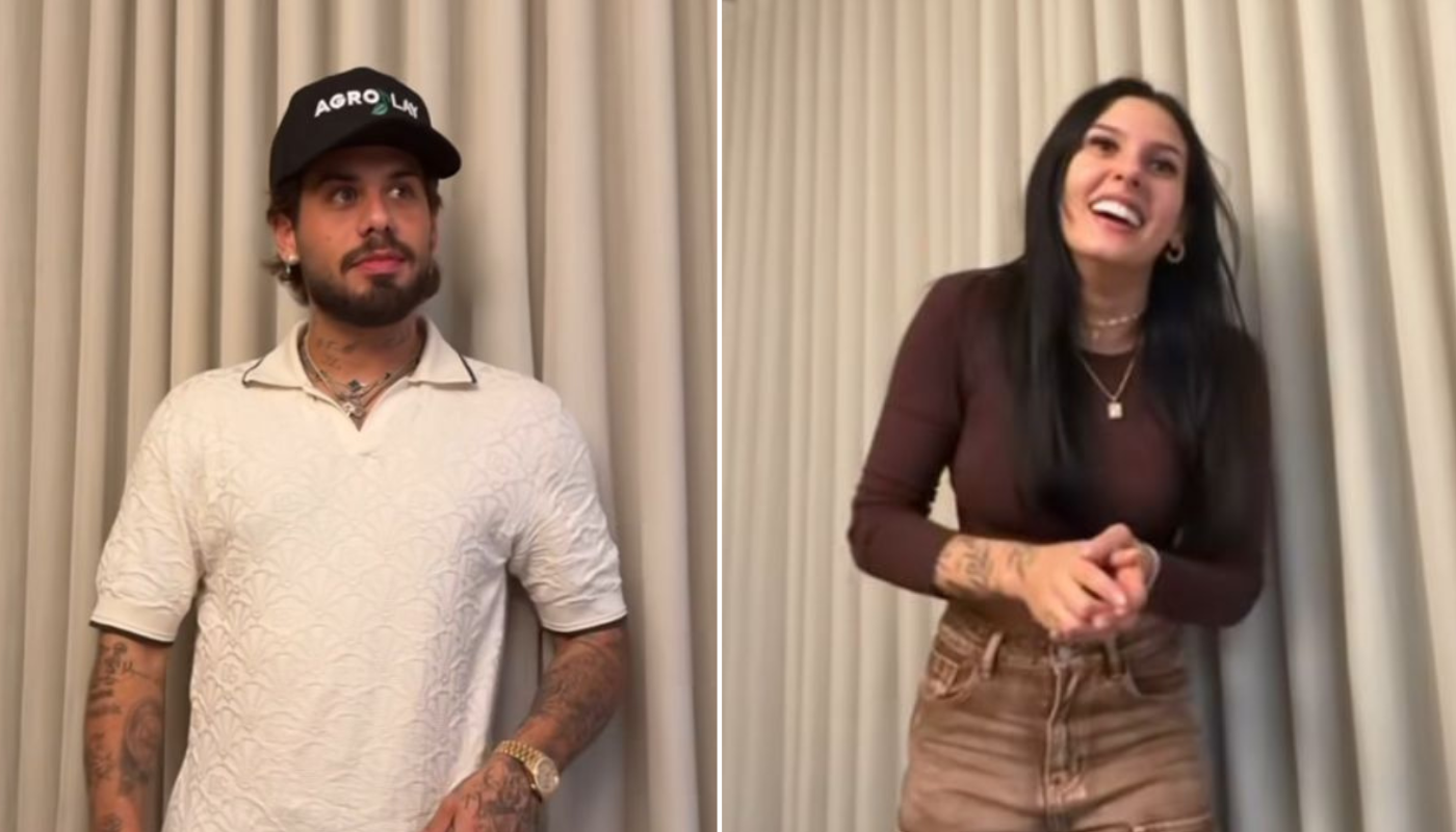 Ana Castela e Zé Felipe. (Créditos: Reprodução / Instagram @anacastelacantora)