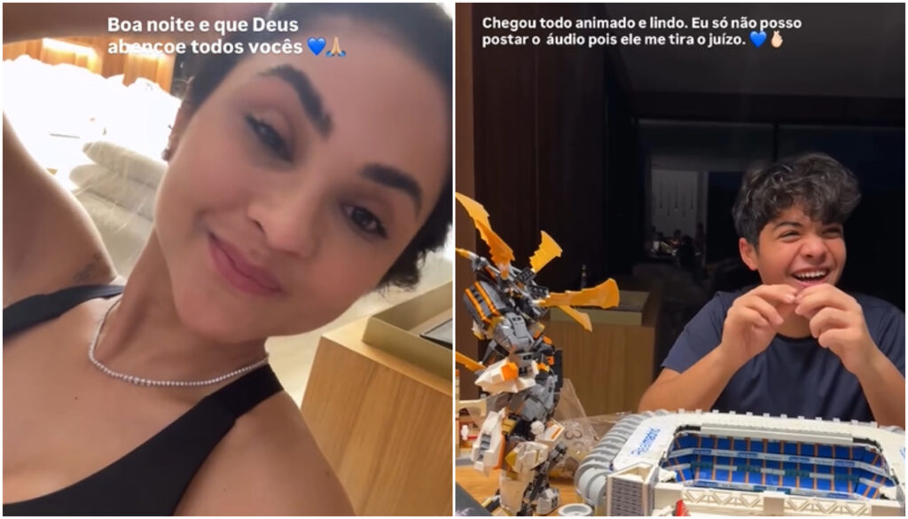 Yhudy, filho de Safadão e Mileide Mihaile, aparece sorridente após cirurgia no crânio; foto de outubro/2025