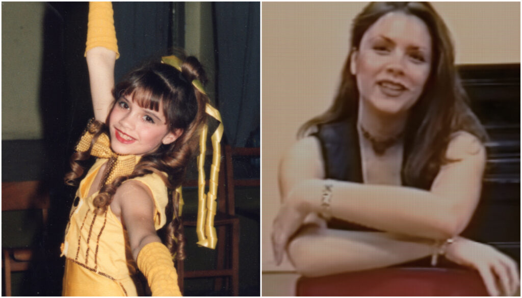 Victoria Beckham criança e adolescente