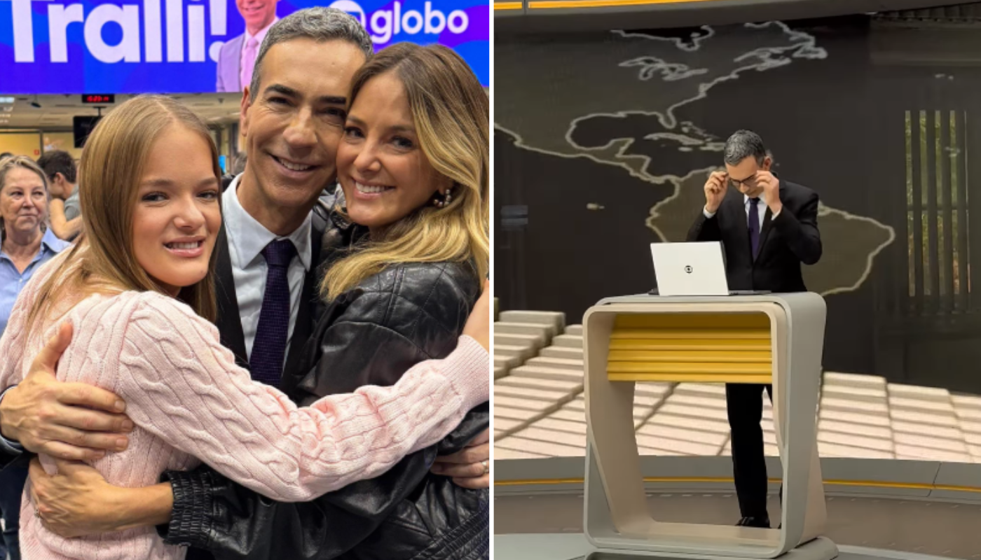 César Tralli. (Créditos: Reprodução / Instagram @ticipinheiro)