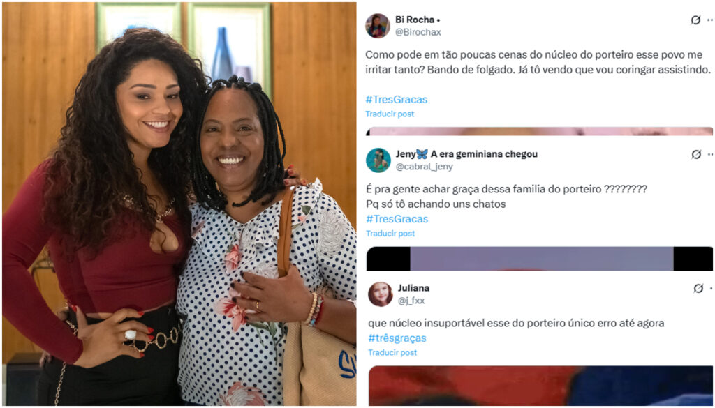 Família do porteiro de “Três Graças”