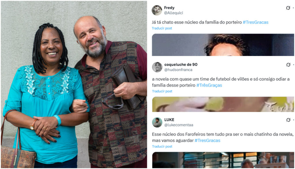 Família do porteiro de “Três Graças”