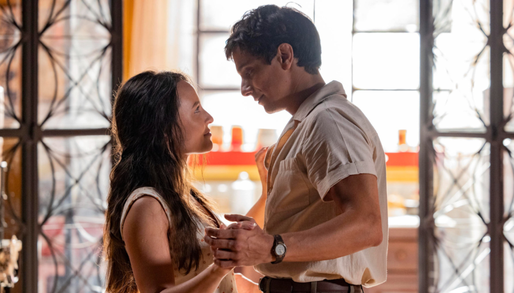 Estela e Túlio. (Créditos: Reprodução / Globo / Fábio Rocha)