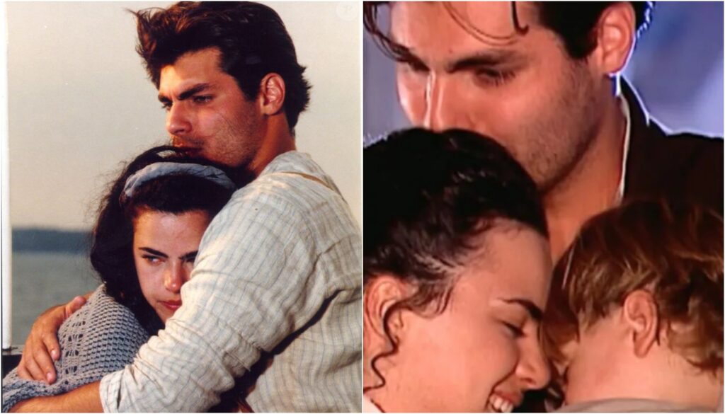 Giuliana (Ana Paula Arósio) e Matteo (Thiago Lacerda) de "Terra Nostra"