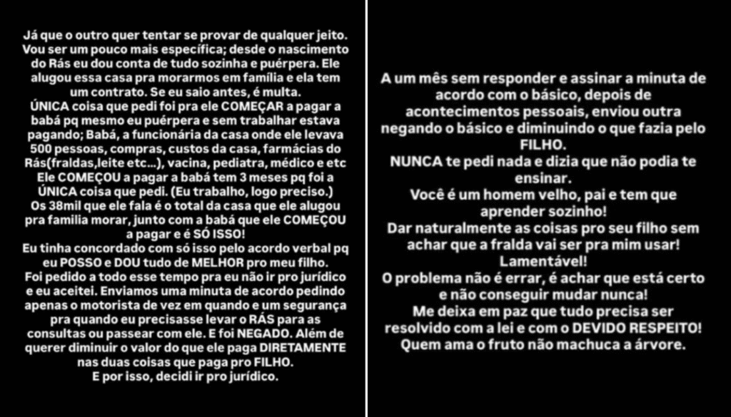 Lorena Maria faz desabafo. (Créditos: Reprodução / Instagram @badgallore)