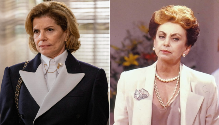 Debora Bloch e Beatriz Segall como Odete Roitman. (Créditos: Reprodução / Globo)