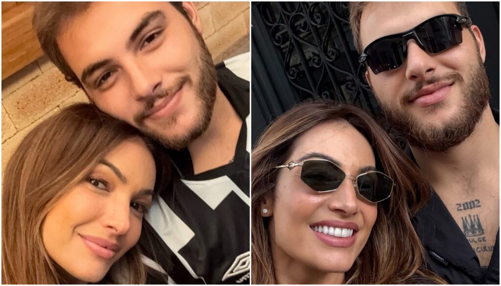 Patrícia Poeta e o filho