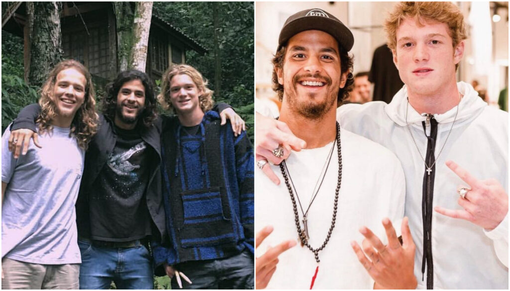 Felipe, Diogo e Pedro Novaes