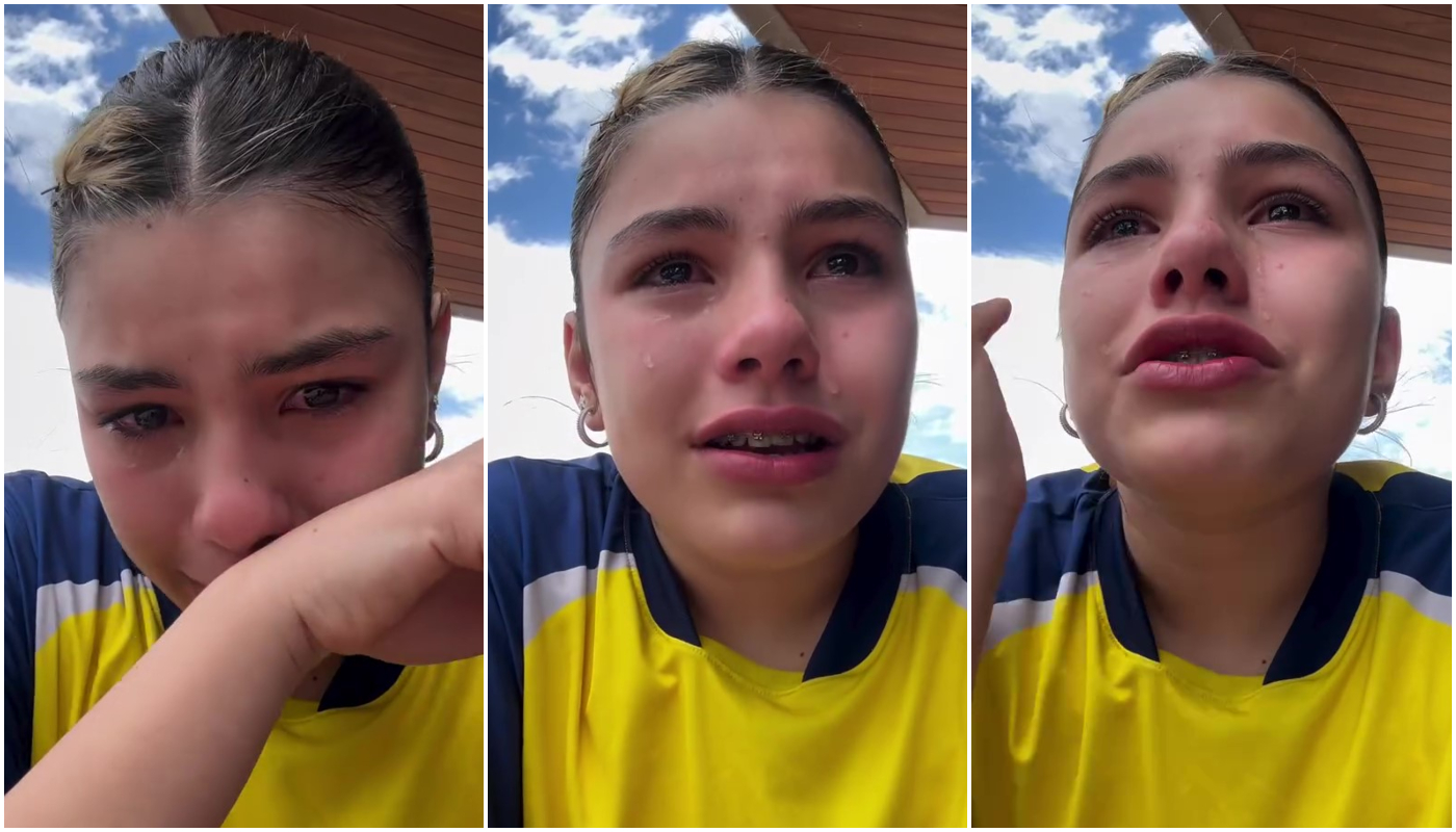 Filha de 11 anos de Mariana Felício e Daniel Saullo chora ao ler que precisa de regime