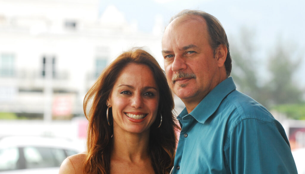 Paulo César Grande e Cláudia Mauro