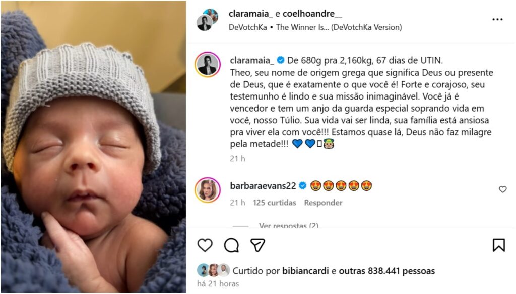 bebê theo clara maia