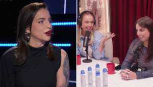 Boo Unzueta e Tata Estaniecki. (Créditos: Reprodução / YouTube Blogueirinha e PodDelas)