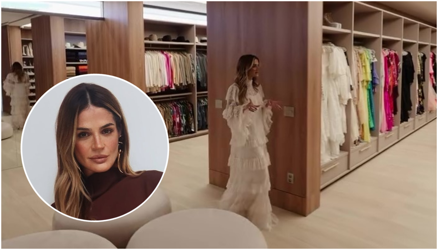 Thássia Naves mostra closet com 230m2