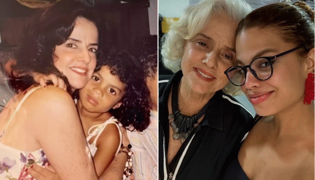 Marieta Severo e a neta. (Créditos: Reprodução / Instagram @clara.buarque)