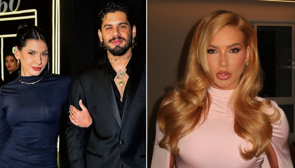 Ana Castela, Zé Felipe e Virginia. (Créditos: Reprodução / Instagram @virginia e @zefelipe)