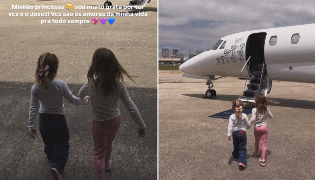 Maria Flor e Maria Alice, filhas de Virginia e Zé Felipe. (Créditos: Reprodução / Instagram @virginia)