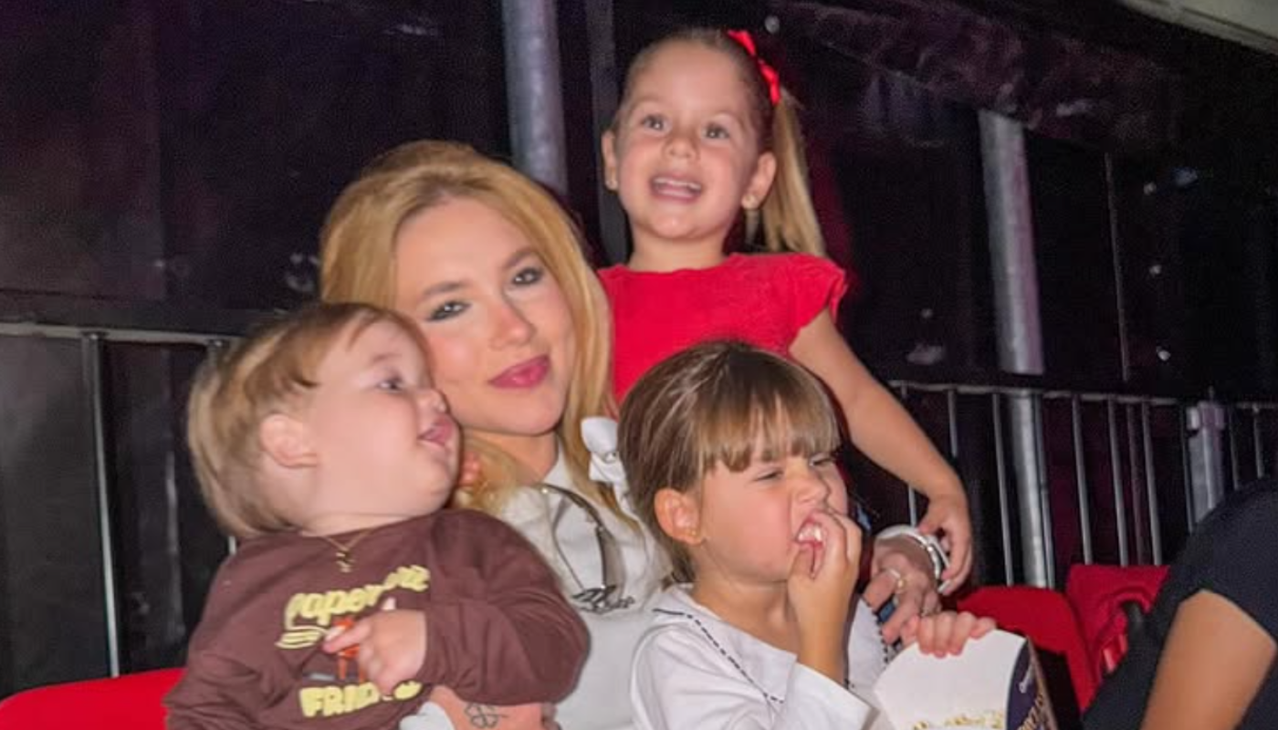 Virginia e os filhos. (Créditos: Reprodução / Instagram @virginia)