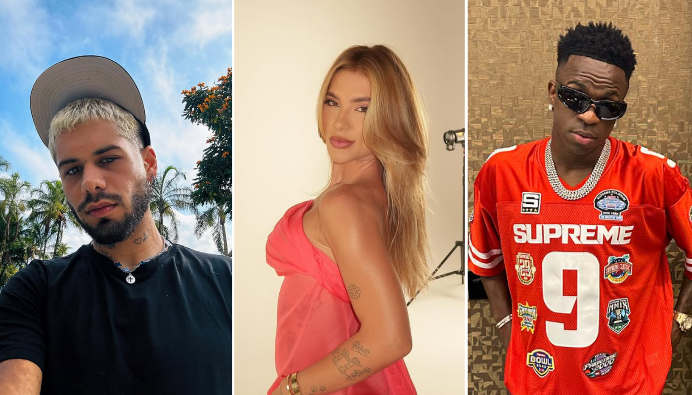 Zé Felipe, Virginia e Vini Jr.