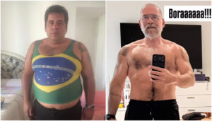 Leandro Hassum mostra o “shape” com orgulho após 11 anos da bariátrica