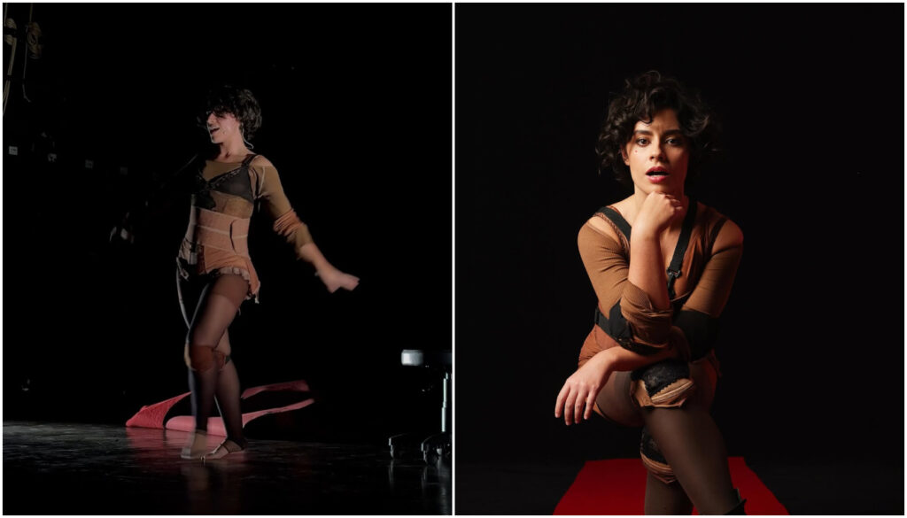 Atriz Milla Fernandez em TIP (antes que me queimem eu mesma me atiro no fogo)