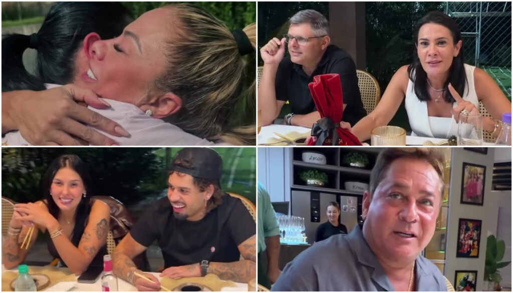 Primeira vez que as famílias de Zé Felipe e Ana Castela se encontram