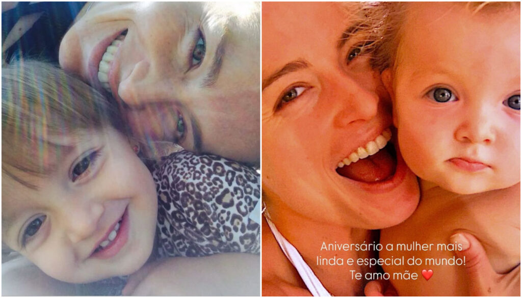 Filhos de Angélica e Huck publicaram homenagens nos perfis privados, mas a mãe compartilhou as declarações