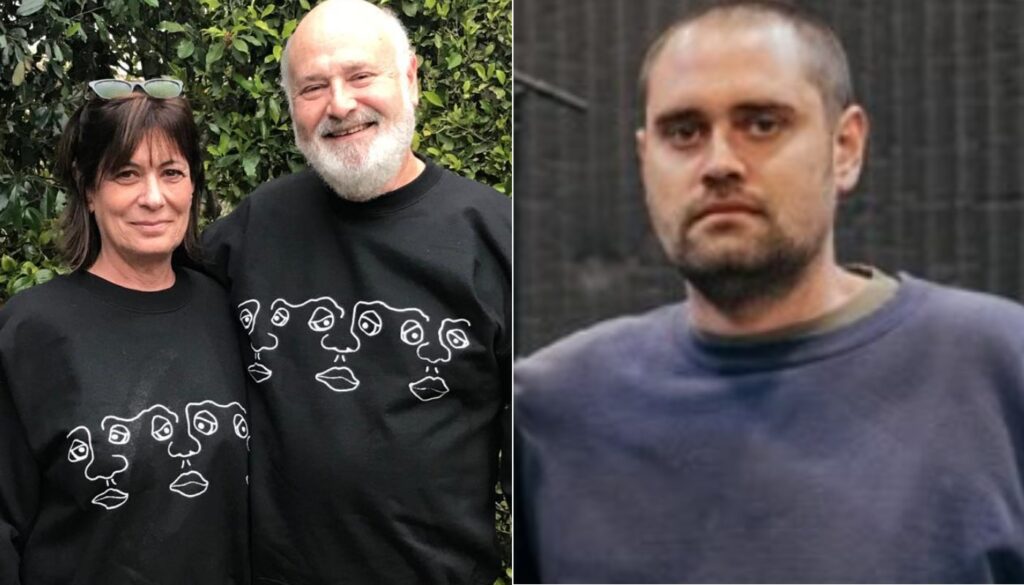 Michele e Rob Reiner à esquerda; Nick Reiner, filho deles, à direita (Crédito: Reprodução/Instagram @michelereiner)