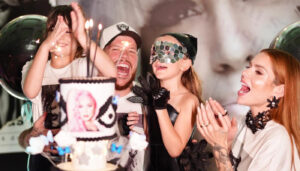 Festa da Lady Gaga da filha de Ferrugem