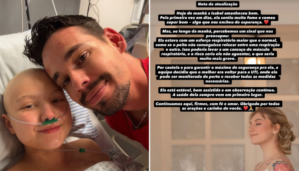 Isabel Veloso e marido. (Créditos: Reprodução / Instagram @lucasborbass)