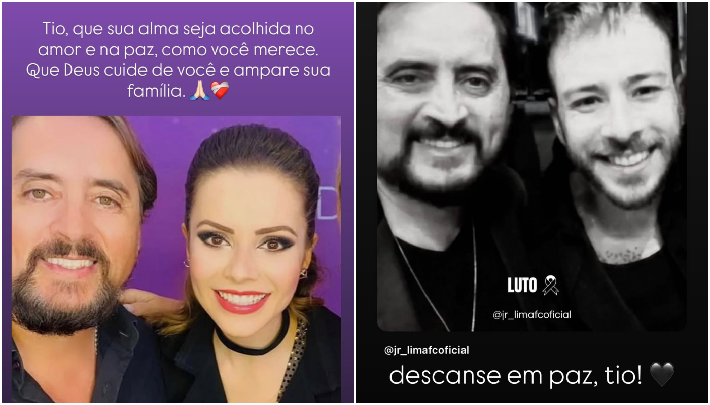 Sandy e Junior se despedem do tio Mauri