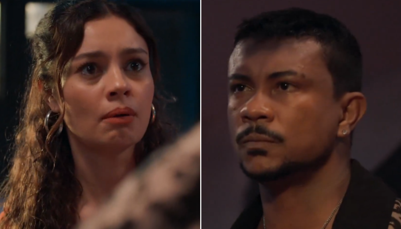 Sophie Charlotte e Xamã em "Três Graças". (Créditos: Reprodução / Globoplay)