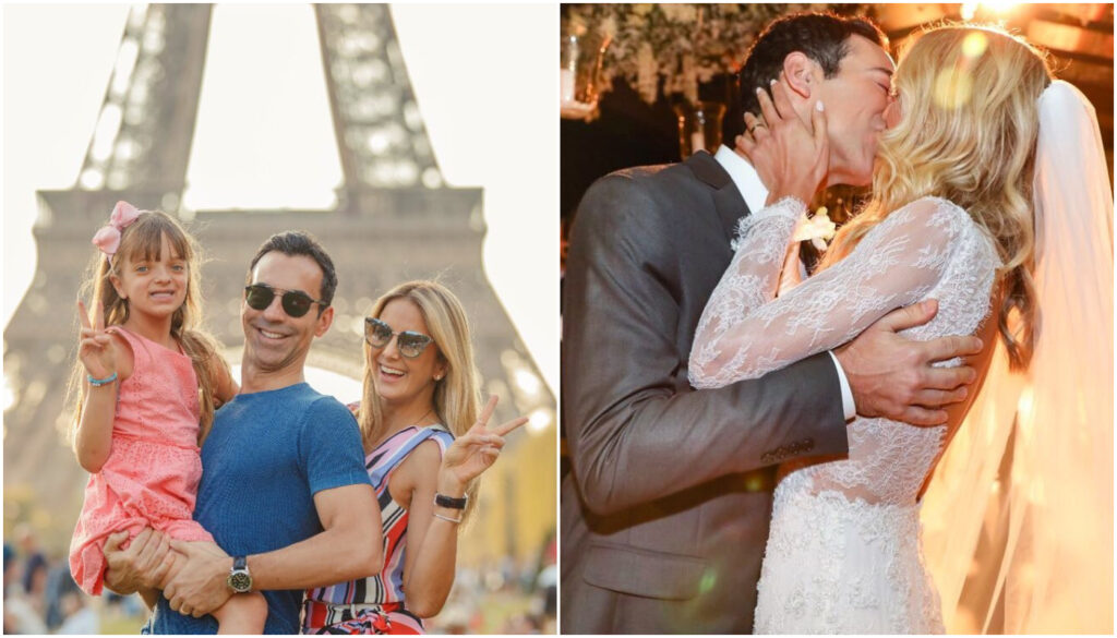 César Tralli e Ticiane Pinheiro no início do casamento