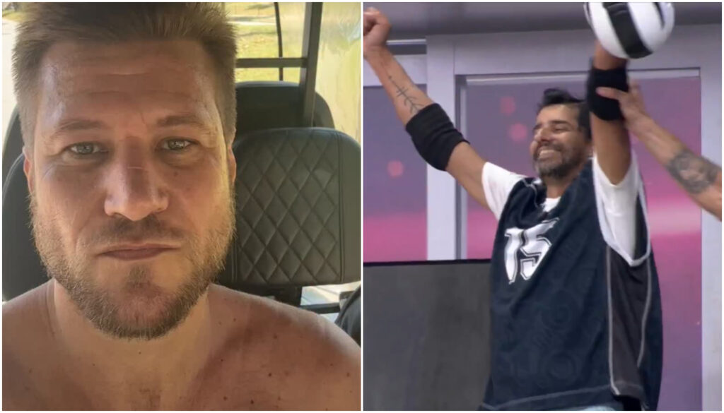 Campeão do BBB 7, Diego Alemão parece querer encarar novamente o adversário Alberto Cowboy, veterano do BBB 26