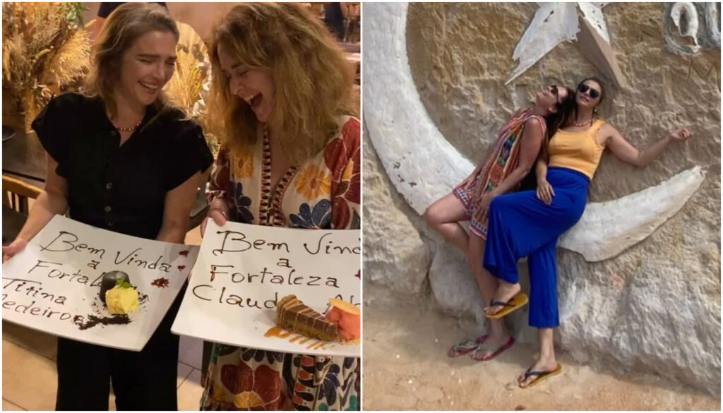 Cláudia Abreu e Titina Medeiros