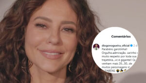 Diogo Nogueira e Paolla Oliveira