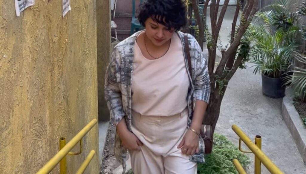 Lorrana Moussinho nos Estúdios Globo