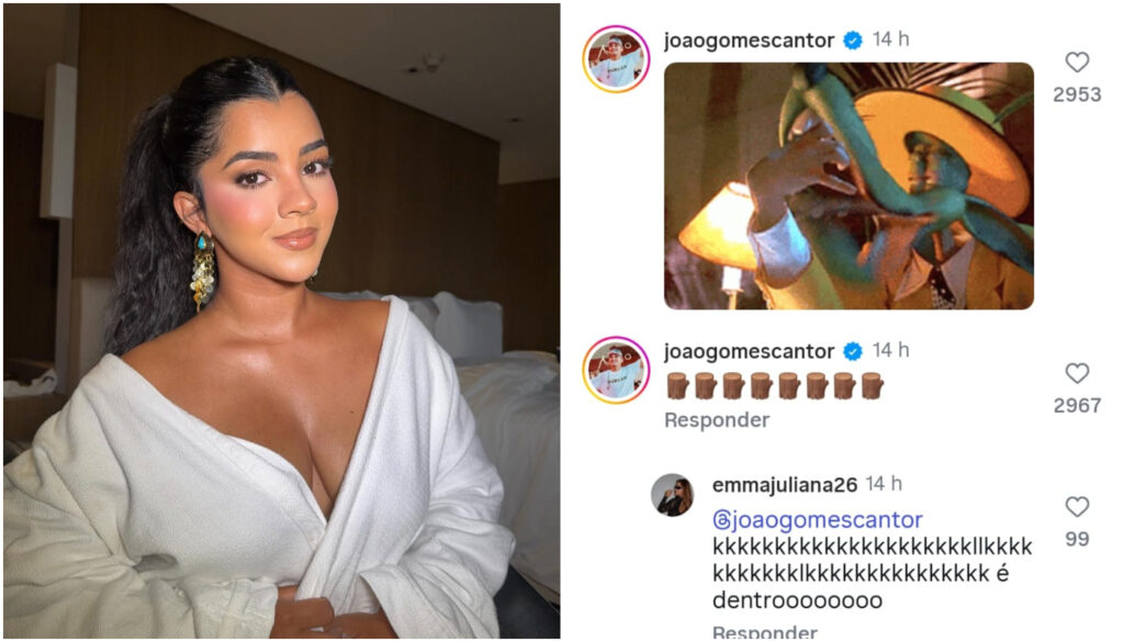 Comentário ousado de João Gomes para esposa agita fãs: "Hoje Joana vem"