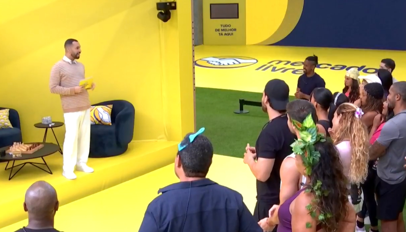 ⁠Web acusa Gil de passar “sinal” para Sarah em visita à casa e ex-BBB reage