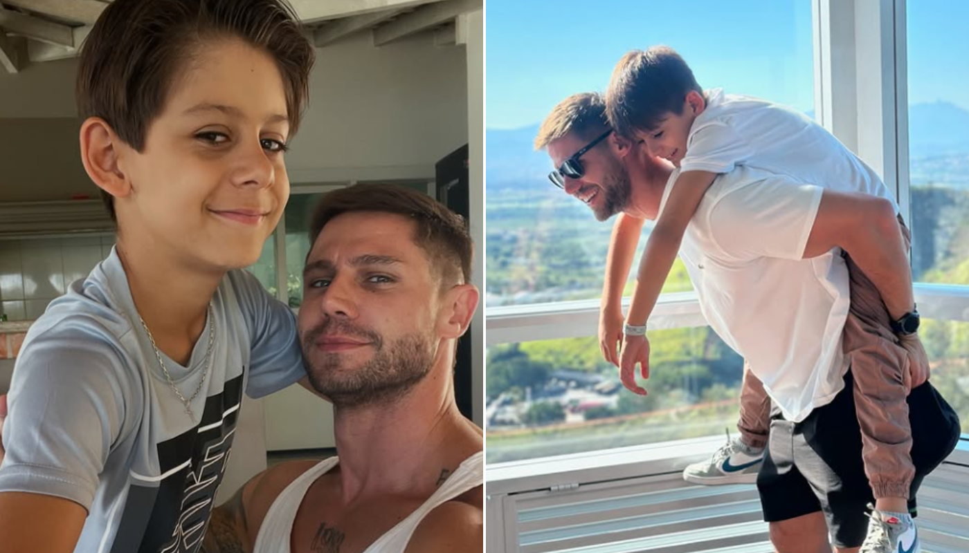 Jonas com o filho.(Créditos: Reprodução / Instagram @jonassulzbach)