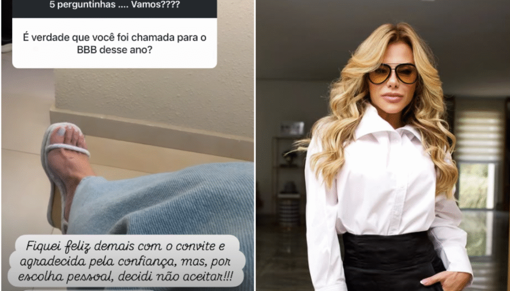 Poliana Rocha sobre convite para o BBB.