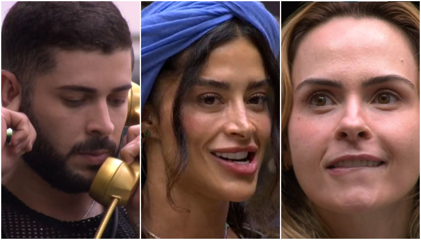 Marcelo atende o Big Fone e manda Aline pro paredão, que puxa Ana Paula