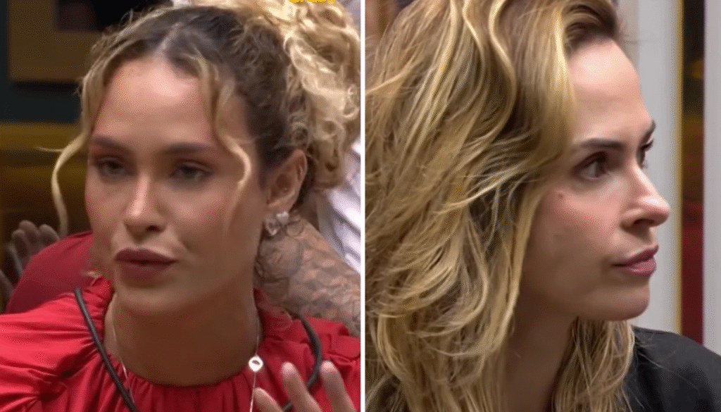 Sarah e Ana Paula no BBB26. (Créditos: Reprodução / Globoplay)