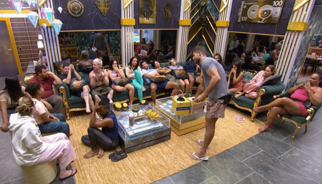 Casa do BBB26. (Créditos: Reprodução / X @bbb)