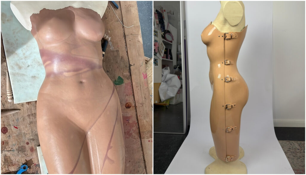 Vestido de Heidi Klum