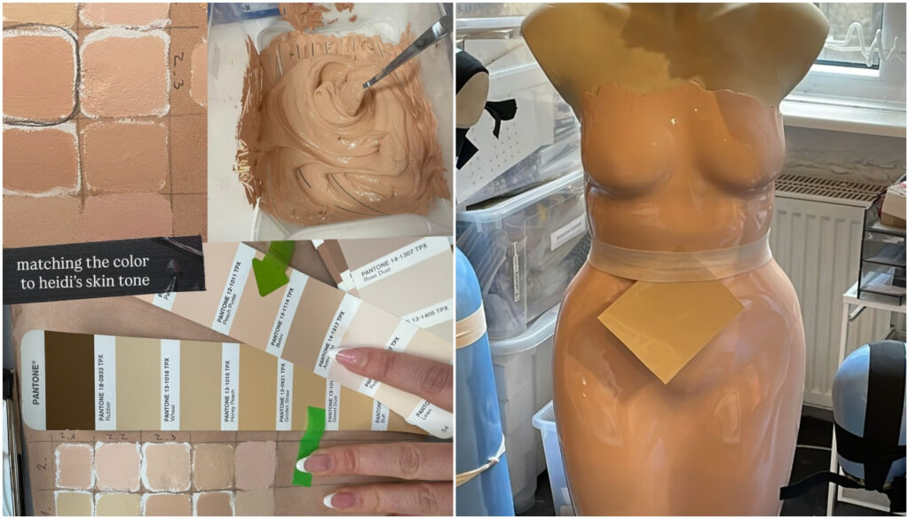 Vestido de Heidi Klum