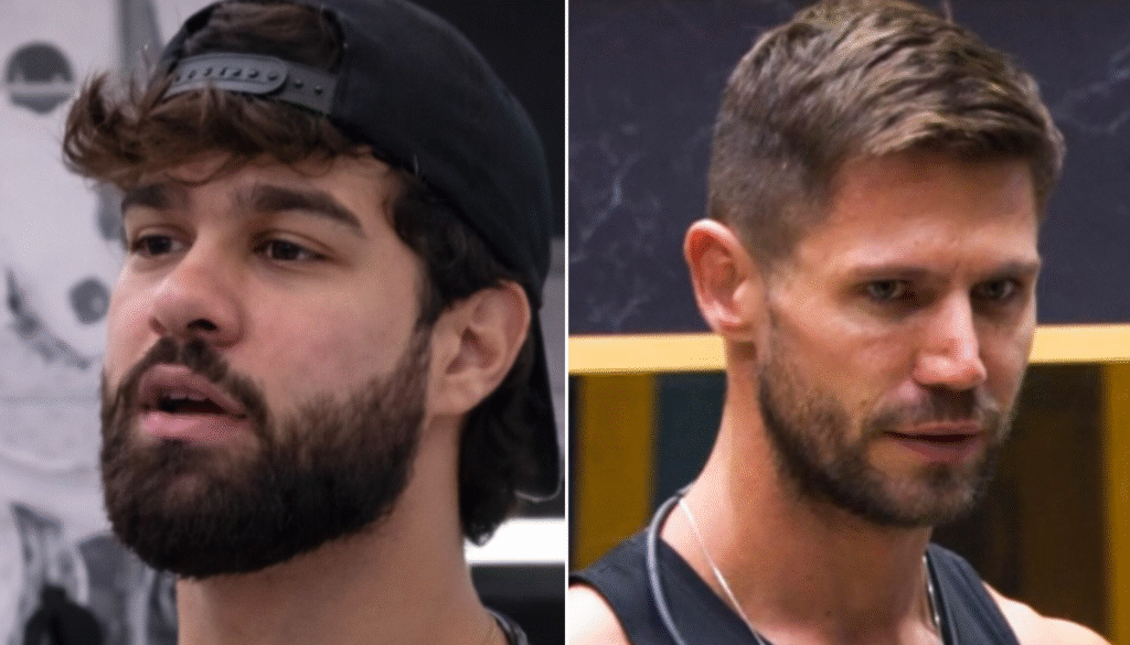 Paulo Augusto e Jonas Sulbach. (Créditos: Reprodução / Instagram @bbb)
