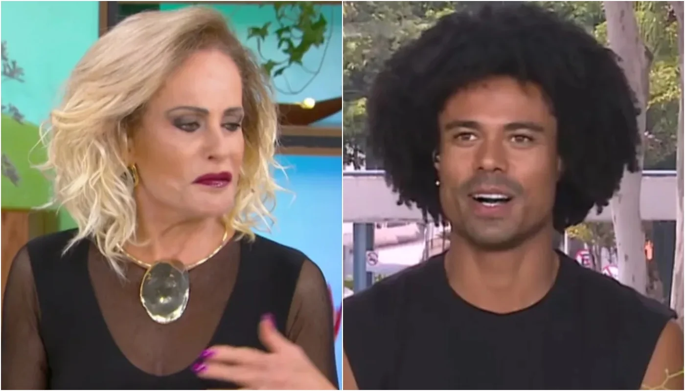 Ana Maria Braga comete gafe com Breno e Louro Mané reage no “Mais Você”: vídeo