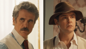 Ernesto e Candinho de "Êta Mundo Melhor". (Créditos: Reprodução / Globoplay)