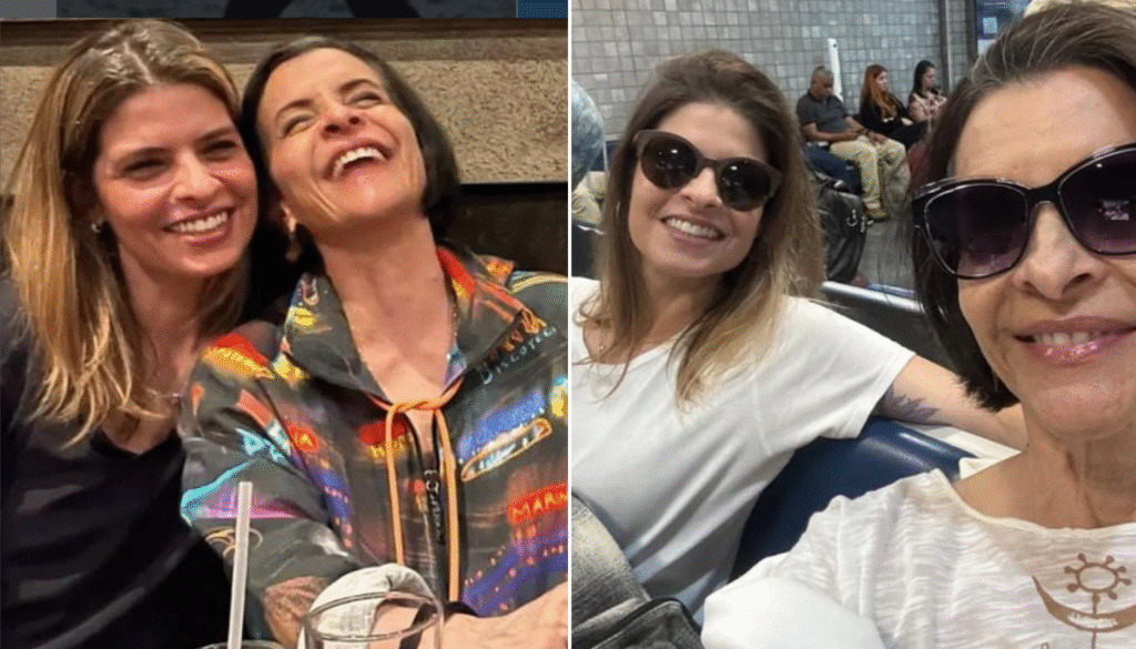 Marina Lima e Lídice Xavier. (Créditos: Reprodução / Instagram @marinalimax1)